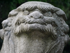 八幡神社　狛犬　吽