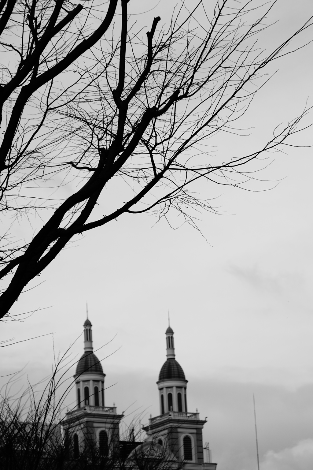 尖塔の見える街