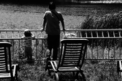 With Daddy