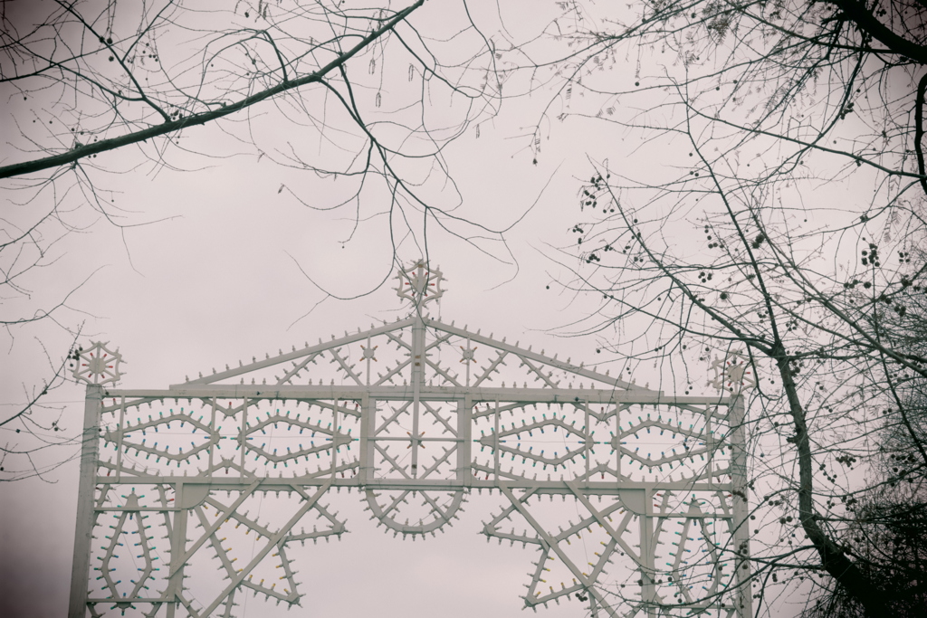 ルミナリエの準備