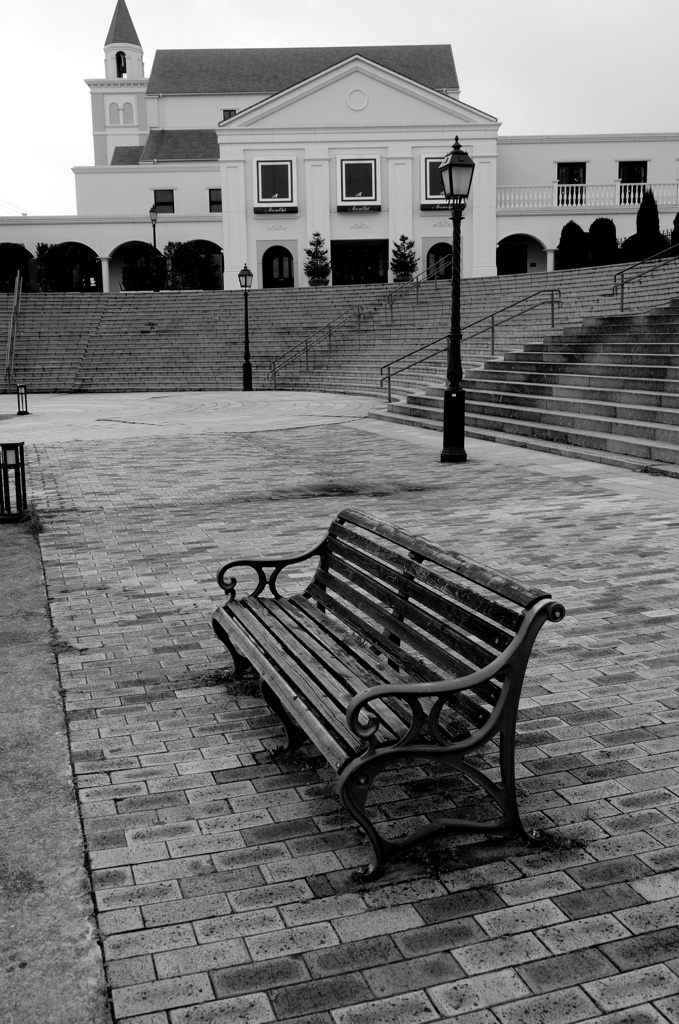 Stopped into a church