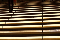 she's standing there