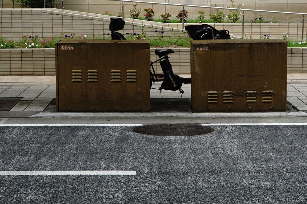 自転車のある風景