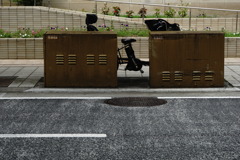 自転車のある風景 自転車のある風景