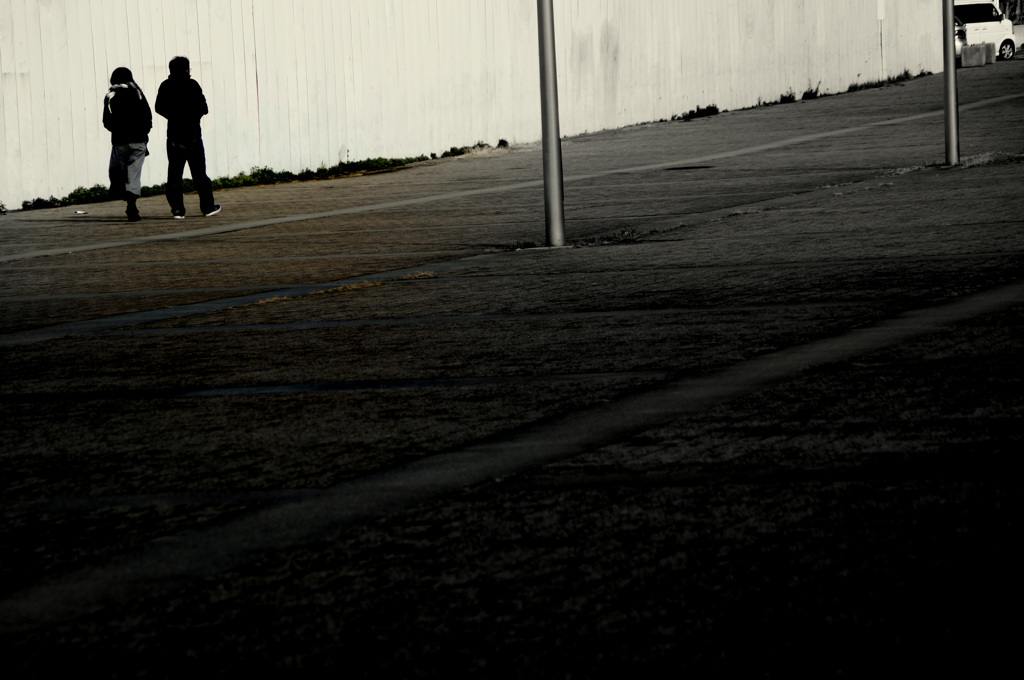 寒いから帰ろうよ