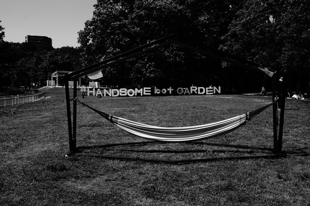 ハンモックのある風景