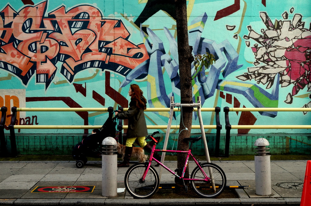 アメ村的日常風景