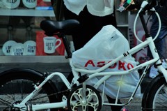 自転車で買い物