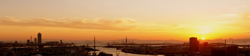 Sunset Osaka Bay
