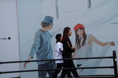 a boy and girls