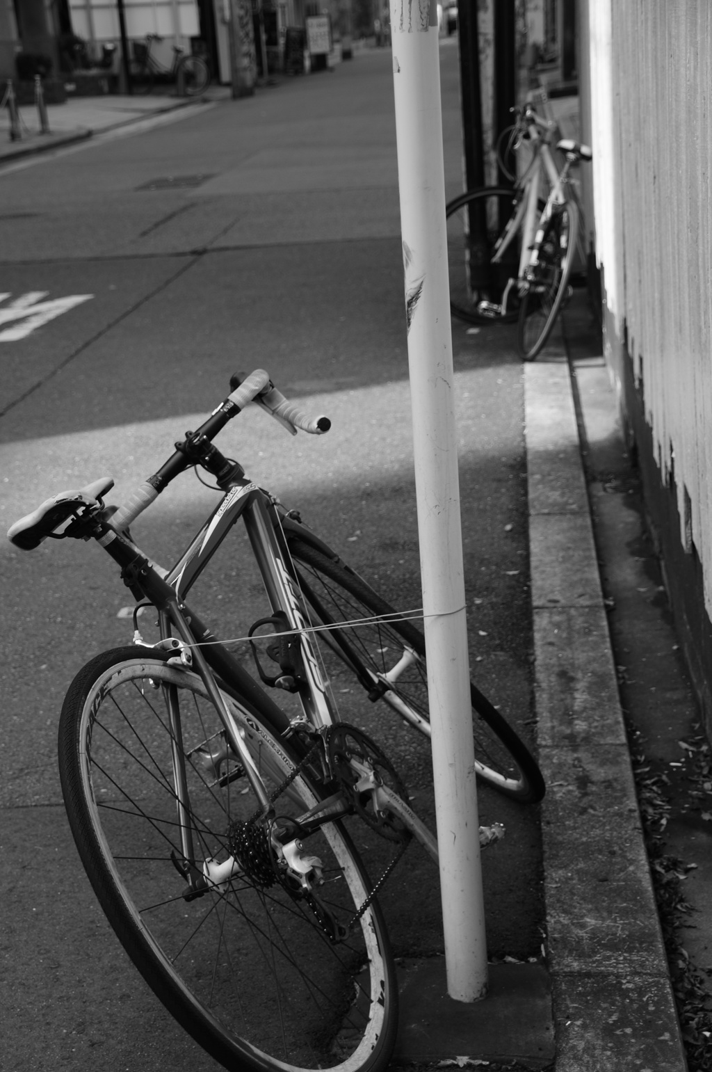 アクロバティックな駐輪