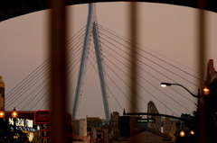 夕暮れの（架空の）街