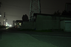夜の通勤路