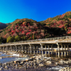 渡月橋　終わってた