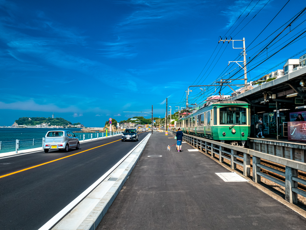 海が見える駅