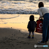 Girl watching the sea♪