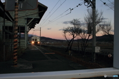 Twilight railway station♪