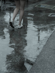 Light rain pavement♪