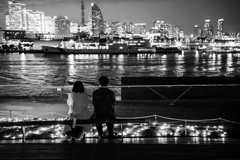 Night view of lovers♪