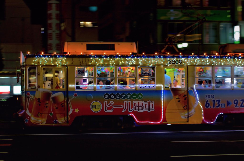 納涼　ビール電車に揺られて♪　Ⅰ