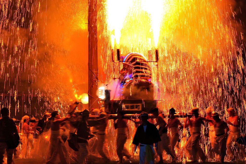 手力の火祭り・夏
