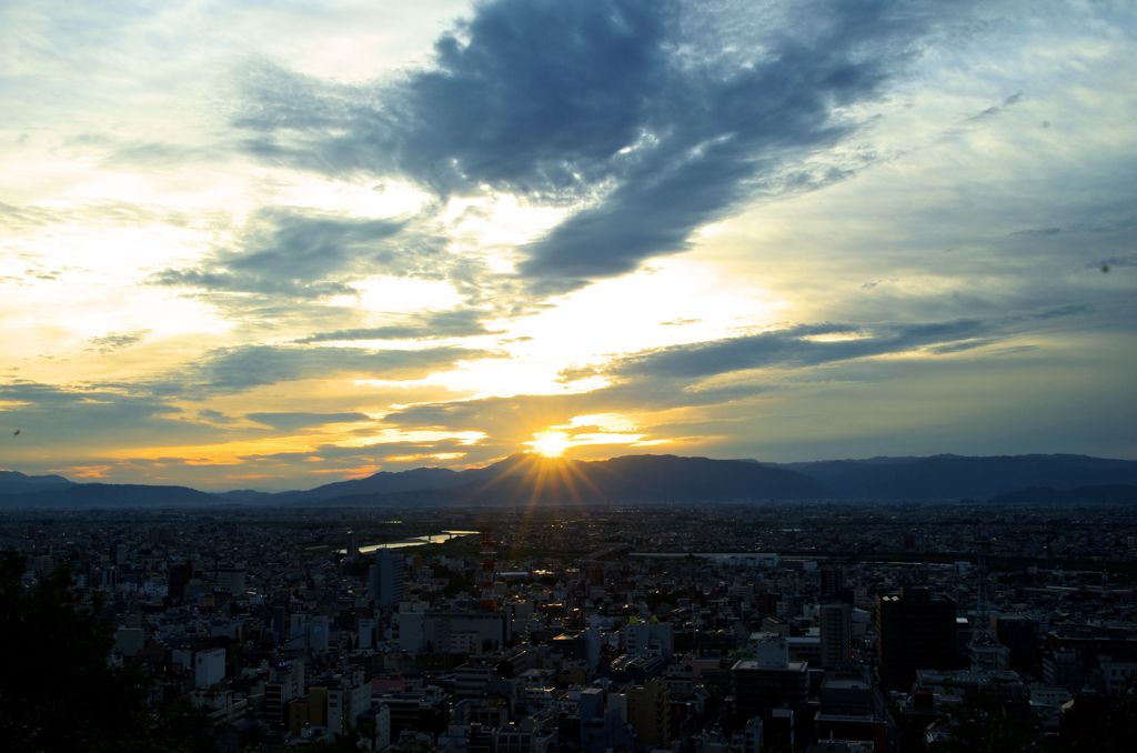 展望台から見る夕景　Ⅰ