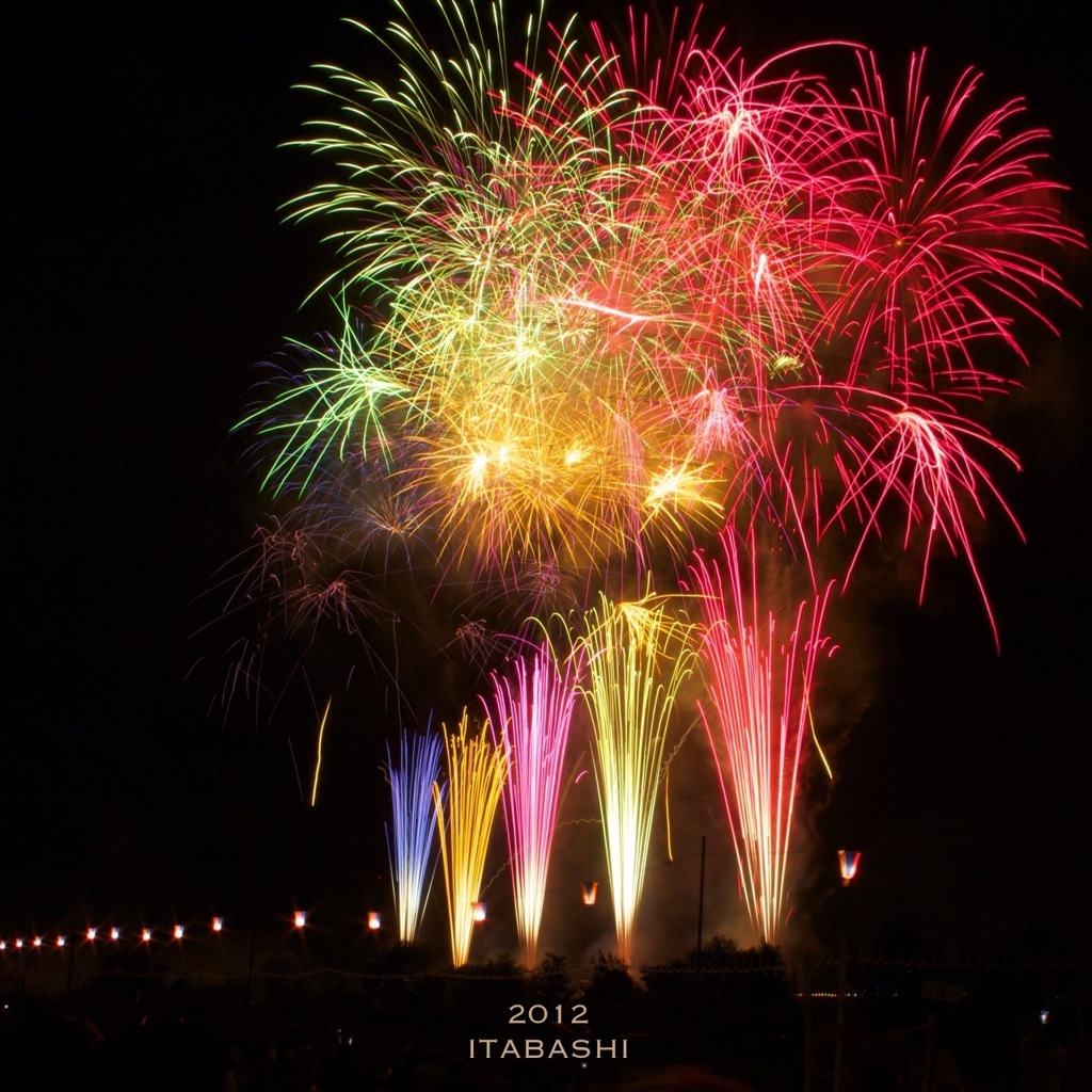 夜空に咲いたゴレンジャー♪