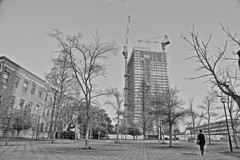 被爆建物＆タワーマンション建築中