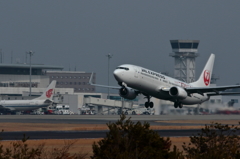 広島空港・テイクオフ