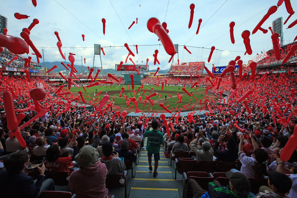 広島対DeNA観戦 