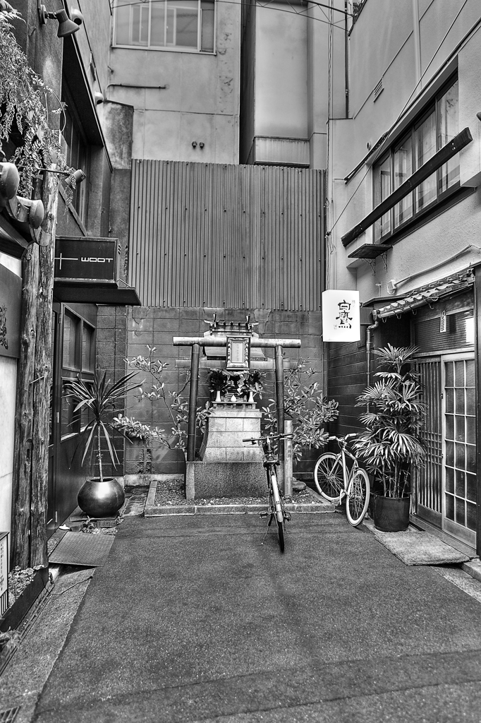 裏路地の神社