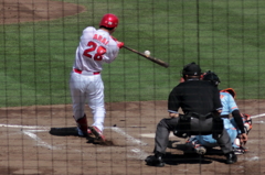 ４番新井の打撃