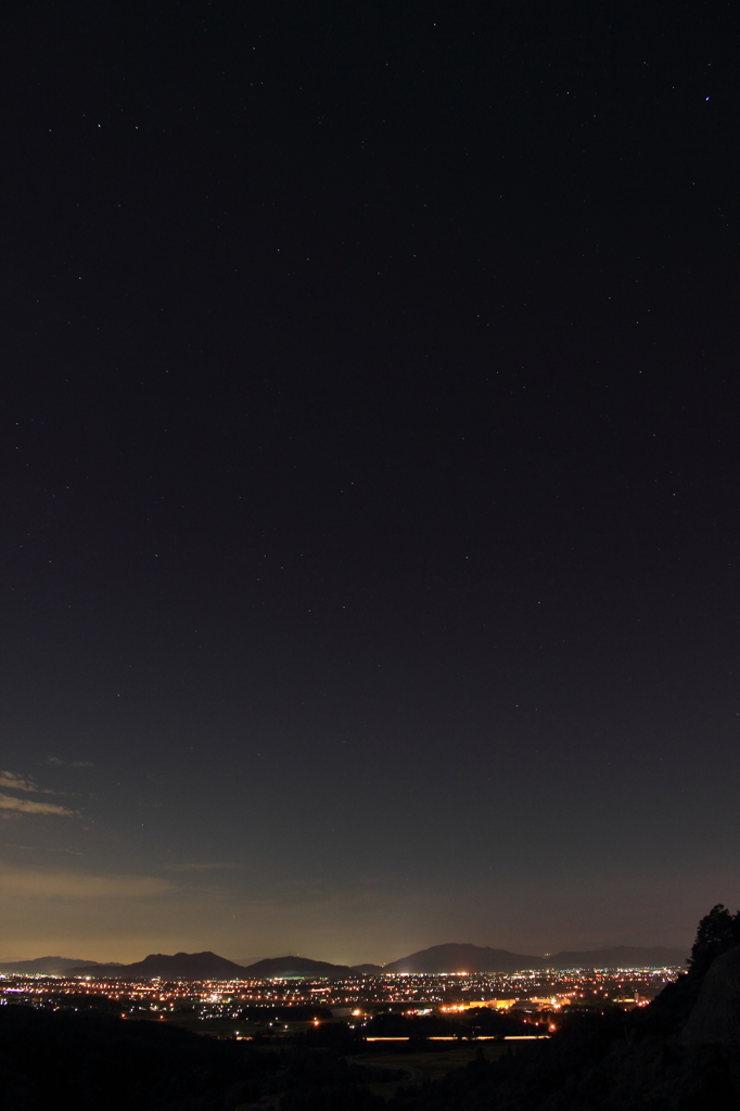 夜景（宇曽川ダムＮｏ．２）