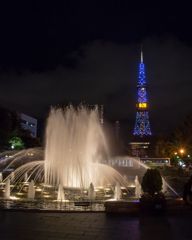 大通りー噴水