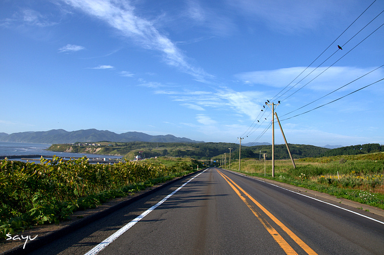 ここを真っ直ぐ