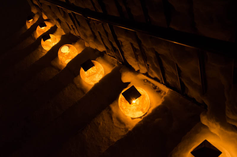 ゆきあかりの路