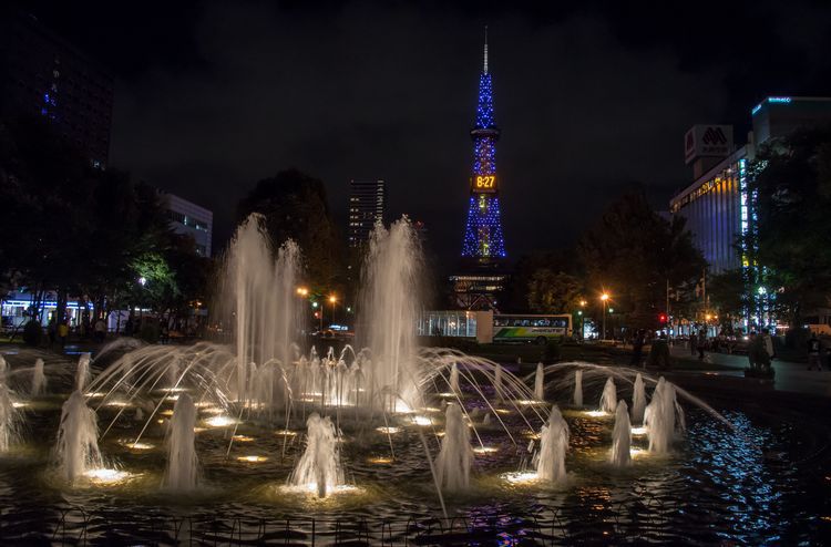 大通りー噴水２