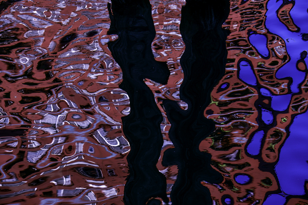 水面のアート