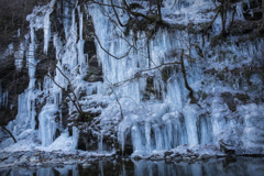 三十槌の氷柱