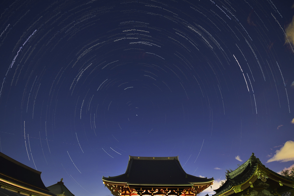 東京の星空「池上本門寺」