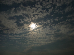 日食時の空２
