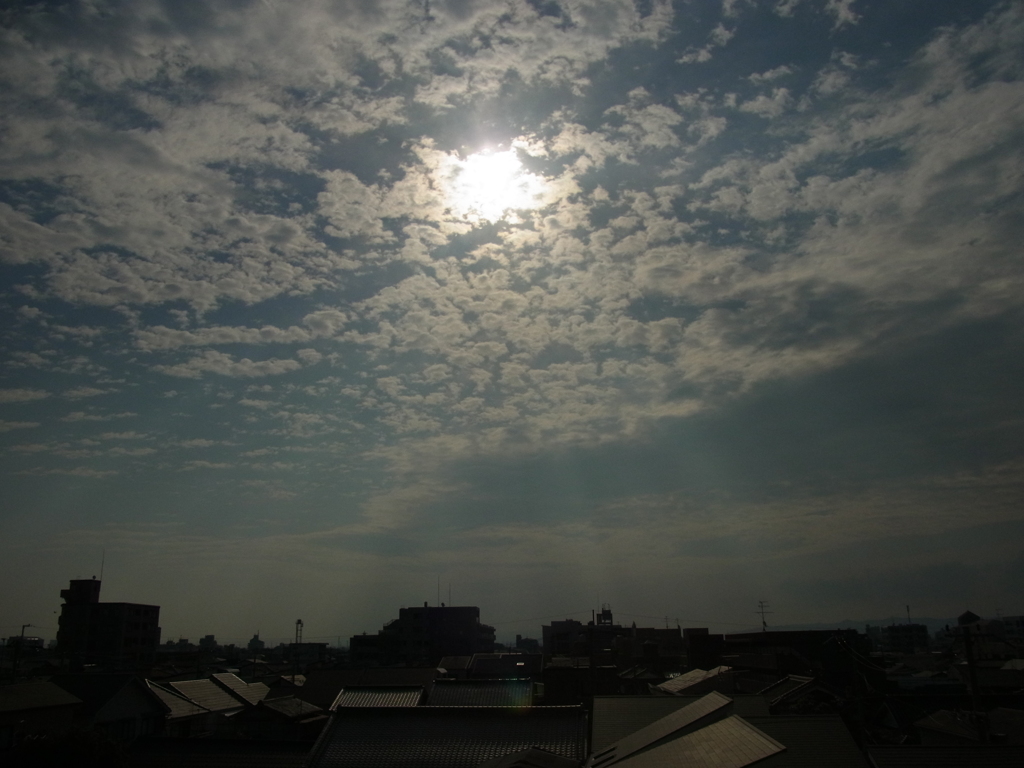 日食時の空４