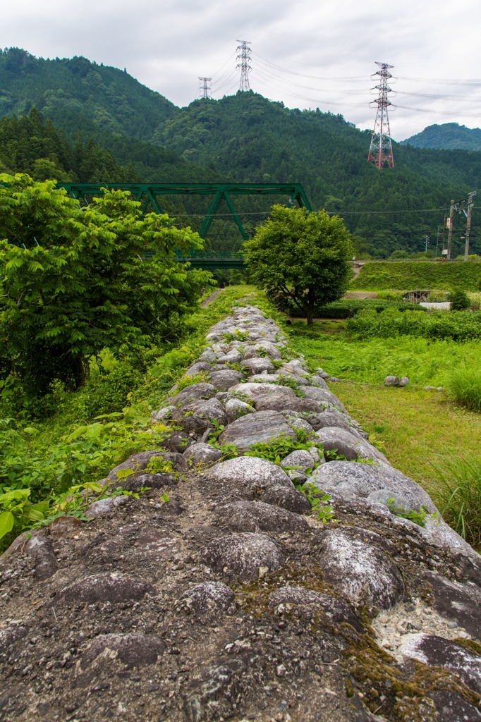 田舎の歩道