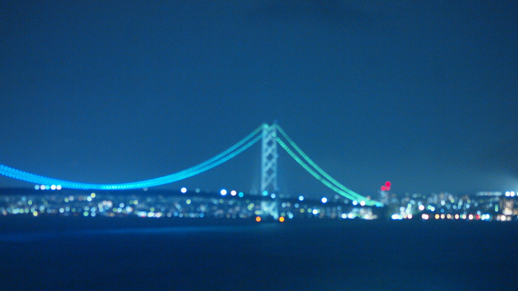 瀬戸内海の夜景