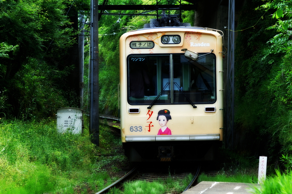 嵐電宇多野駅