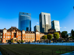 西日に照らされて..