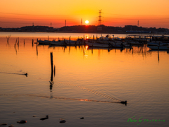 夕暮れは今日も長閑やかなり..