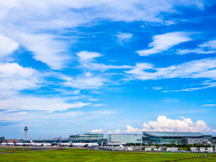 空港の風景..