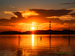 夕暮れの輝き..