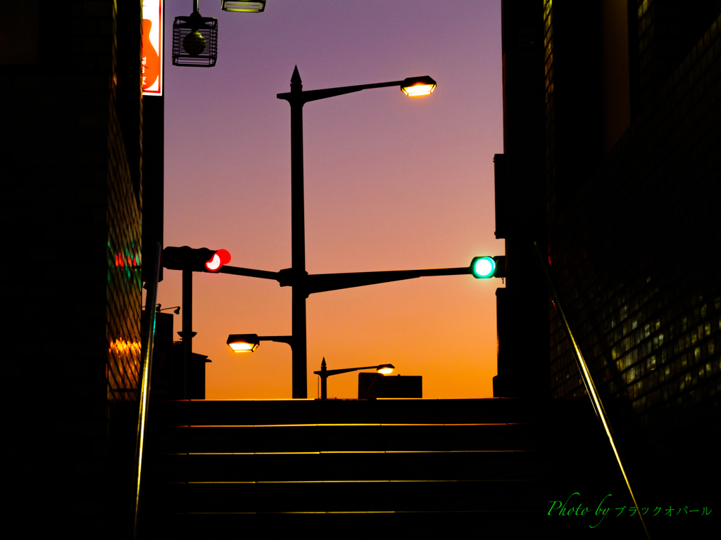 夕空..
